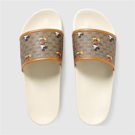 gucci disney slides|Gucci slides women's.